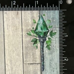 🌀10/$10🌀 Translucent Forest Witch Waterproof Vinyl Sticker Decal